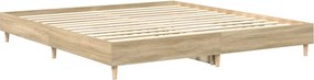 vidaXL Πλαίσιο κρεβατιού χωρίς στρώμα 180x200 εκ. Επεξεργασμένο Ξύλο