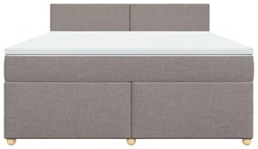 ΚΡΕΒΑΤΙ BOXSPRING ΜΕ ΣΤΡΩΜΑ TAUPE 180X200 ΕΚ. ΥΦΑΣΜΑΤΙΝΟ 3286756