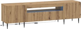 vidaXL Ντουλάπα LED Τηλεόρασης Artisan Δρυς Επεξεργασμένο Ξύλο