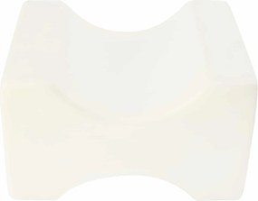 vidaXL Knee Pillow Λευκός Αφρός μνήμης και Πολυεστέρας