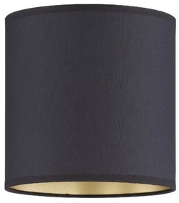 Καπέλο Φωτιστικού Μαύρο-Χρυσό για E27 STOFF 70437 Fischer Honsel-70437-Μαύρο-Χρυσό 70437