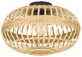 Φωτιστικό Οροφής Eglo 43723 AMSFIELD Μαύρο Ματ (Black Mat)