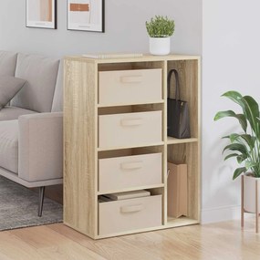vidaXL Πλαϊνό γραφείο Sonoma Δρυς 60 x 33,5 x 84 εκ