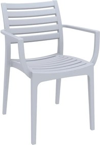 SIESTA ARTEMIS SILVER GREY ΠΟΛΥΘΡΟΝΑ ΠΟΛ/ΝΙΟΥ 58X58X83.5εκ.20.0327