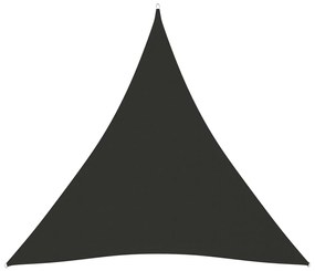 vidaXL Πανί Σκίασης Τρίγωνο Ανθρακί 3 x 3 x 3 μ. από Ύφασμα Oxford