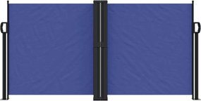 vidaXL Σκίαστρο Πλαϊνό Συρόμενο Μπλε 120 x 600 εκ.