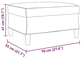 ΣΑΛΟΝΙ ΣΕΤ 4 ΤΕΜΑΧΙΩΝ TAUPE ΎΦΑΣΜΑ + ΜΑΞΙΛΑΡΙΑ/ΥΠΟΠΟΔΙΟ 3278350