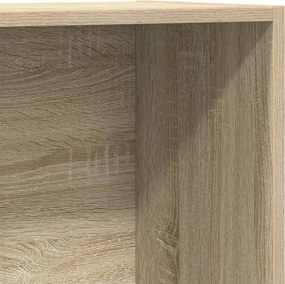vidaXL Ραφιέρα/Βιβλιοθήκη Sonoma Δρυς 66x30x130 εκ. από Επεξ. Ξύλο