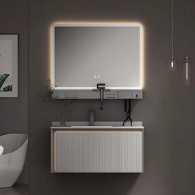 Καθρέφτης GREYS LED 100cm χρ. LIGHT GREY κωδ. 3MGRE100LGR