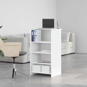 vidaXL Γραφείο Υποδοχής Λευκό 55x50x103,5 εκ. από Τεχνητό Ξύλο