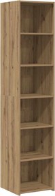 vidaXL Πλαϊνό γραφείο Artisan Δρυς 40 x 41 x 185 εκ.