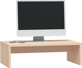 vidaXL Βάση Οθόνης 50 x 27 x 15 εκ. από Μασίφ Ξύλο Πεύκου