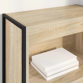 vidaXL Βιβλιοθήκη 60 x 30 x 155 εκ Επεξεργασμένο Ξύλο Σονόμα