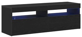 vidaXL Ντουλάπι TV Μαύρο 120 x 35 x 40 εκ. Επεξεργασμένο ξύλο
