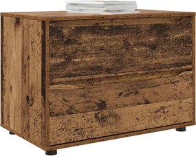 vidaXL Ντουλάπι αποθήκευσης Παλιό Ξύλο 80 x 48 x 57 εκ