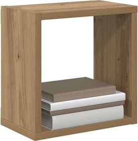 vidaXL Ράφια Τοίχου με ράφι Επιτοίχιο Artisan Oak Επεξεργασμένο ξύλο