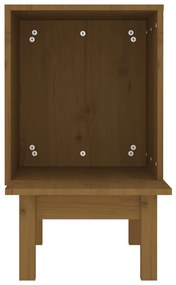 vidaXL Σπιτάκι για Γάτες Μελί 60 x 36 x 60 εκ. από Μασίφ Ξύλο Πεύκου