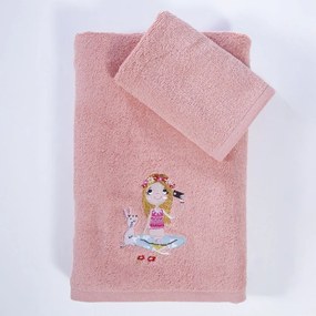 Πετσέτες Παιδικές Camping (Σετ 2τμχ) Coral Nef-Nef Homeware Towels Set 70x140cm 100% Cotton
