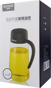 ECOCO γυάλινο δοχείο λαδιού-ξιδιού E1810, 1000ml, γκρι