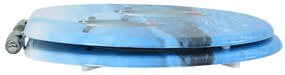 vidaXL Κάλυμμα Λεκάνης με Καπάκι Soft Close Σχέδιο Πιγκουίνοι από MDF
