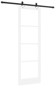 vidaXL Συρόμενη Πόρτα ORKDAL Λευκό 78 x 232 cm Ξύλο και μέταλλο