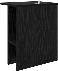 vidaXL Τραπεζάκι σαλονιού 2 pcs Μαύρη Δρυς 40 x 30 x 49 εκ.