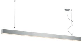 Γραμμικό Κρεμαστό Direct+Indirect L3100 3000K Ανοδ. Dim. Station Ultra 3911-10310-3-U-D3 Viokef 3911-10310-3-U-D3 Ασημί