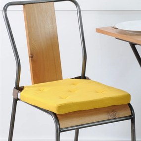Μαξιλάρι Καρέκλας (38x38x4) S-F Duo Moutarde/Taupe CU1490214GAL-V