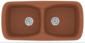 Sanitec Classic 319 Granite Terracotta Νεροχύτης