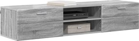vidaXL Ξύλινο Ντουλάπι 150 x 39 x 30 εκ Γκρίζο Σονομα