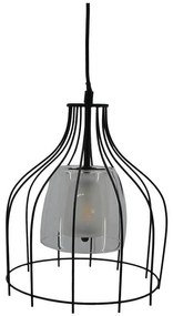 Φωτιστικό Οροφής 783946 Black Ankor Metal, Fabric