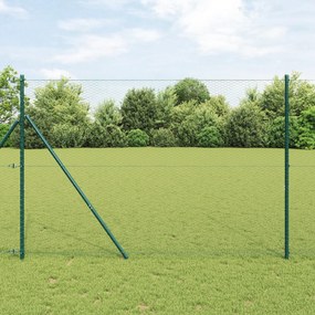 vidaXL Hexagon Fence Γκρι 1.6x100 μ Χάλυβας