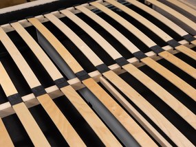Κρεβάτι Talori Επενδυμένο-Γκρι-140 x 200