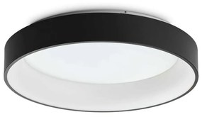 Φωτιστικό Οροφής - Πλαφονιέρα Ziggy D60 59,5x11cm LED 42W 3000K 5500Lm Black Ideal Lux