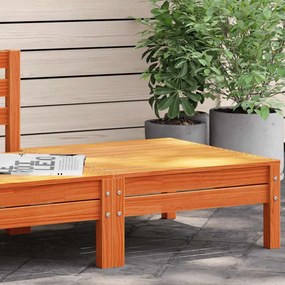 vidaXL Corner Sofa Solid pine wood Κερί Παλαίωσης Standard
