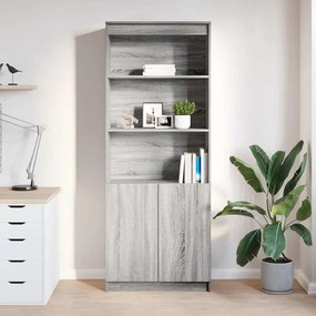 VidaXL Ντουλάπι Γκρι Sonoma 70x35x180 εκ. από Επεξεργασμένο Ξύλο