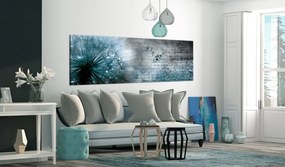 Πίνακας - Blue Dandelion 120x40