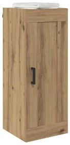 vidaXL Επιτοίχιο ντουλάπι Artisan Oak 34,5 x 34 x 90 εκ.