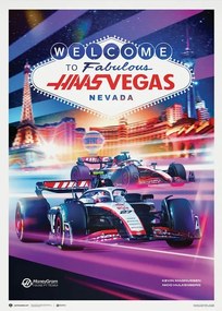 Εκτύπωση τέχνης MoneyGram Haas F1 Team - Las Vegas - 2023, Automobilist