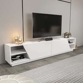 Έπιπλο Τηλεόρασης Λευκό ODAVE 240x37.1x47.4