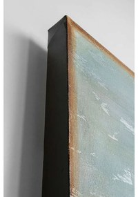 Πίνακας Σε Καμβά Abstract Horizon Μπλε-Καφέ 100x3.7x200εκ