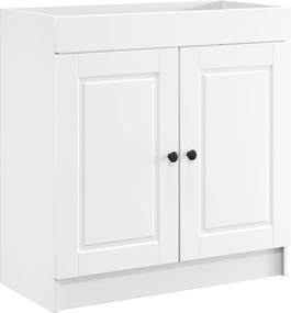vidaXL Σετ Επίπλων Μπάνιου Λευκό 78,5 x 37,5 x 81 εκ