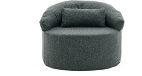 Πολυθρόνα-Κρεβάτι Ανθρακί PITTA 80x100x70