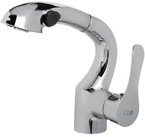 Μπαταρία Νιπτήρος Superiore 13-2015 Με Σπιράλ Chrome Gloria Metal