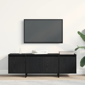 vidaXL Ντουλάπα τηλεόρασης Μαύρο Δρυς 120x30x40,5 εκ. Ξύλο επεξεργασμένο