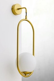 Φωτιστικό Τοίχου Απλίκα Igon Φ16cm Χρυσό