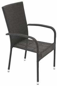 Σετ Τραπέζι και καρέκλες Dallas 2506, Polyξύλο, Πλαστικό ψάθινο, Μαξιλάρι καθίσματος: Ναι | Epipla1.gr