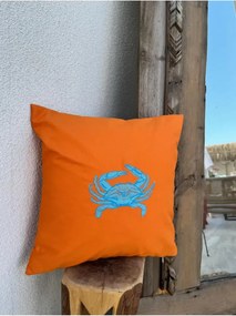 Stewehome Μαξιλαροθήκη με κέντημα καβούρι 45x45 cm