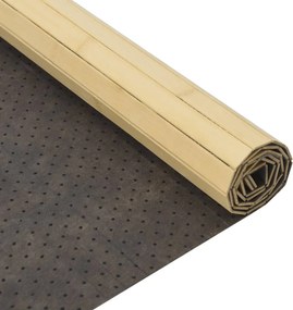 vidaXL Χαλί Ορθογώνιο Ανοιχτό Φυσικό 100 x 200 εκ. Μπαμπού