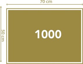 Clementoni Παζλ High Quality Collection Χάρτης Αντίκα 1000 τμχ - Compact Box